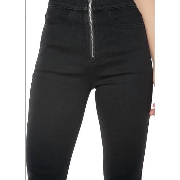 NEW JUICY COUTURE high rise skinny jeans in black - Picture 2 of 3